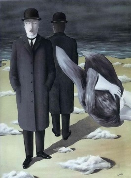 the meaning of night 1927 Surrealism Oil Paintings